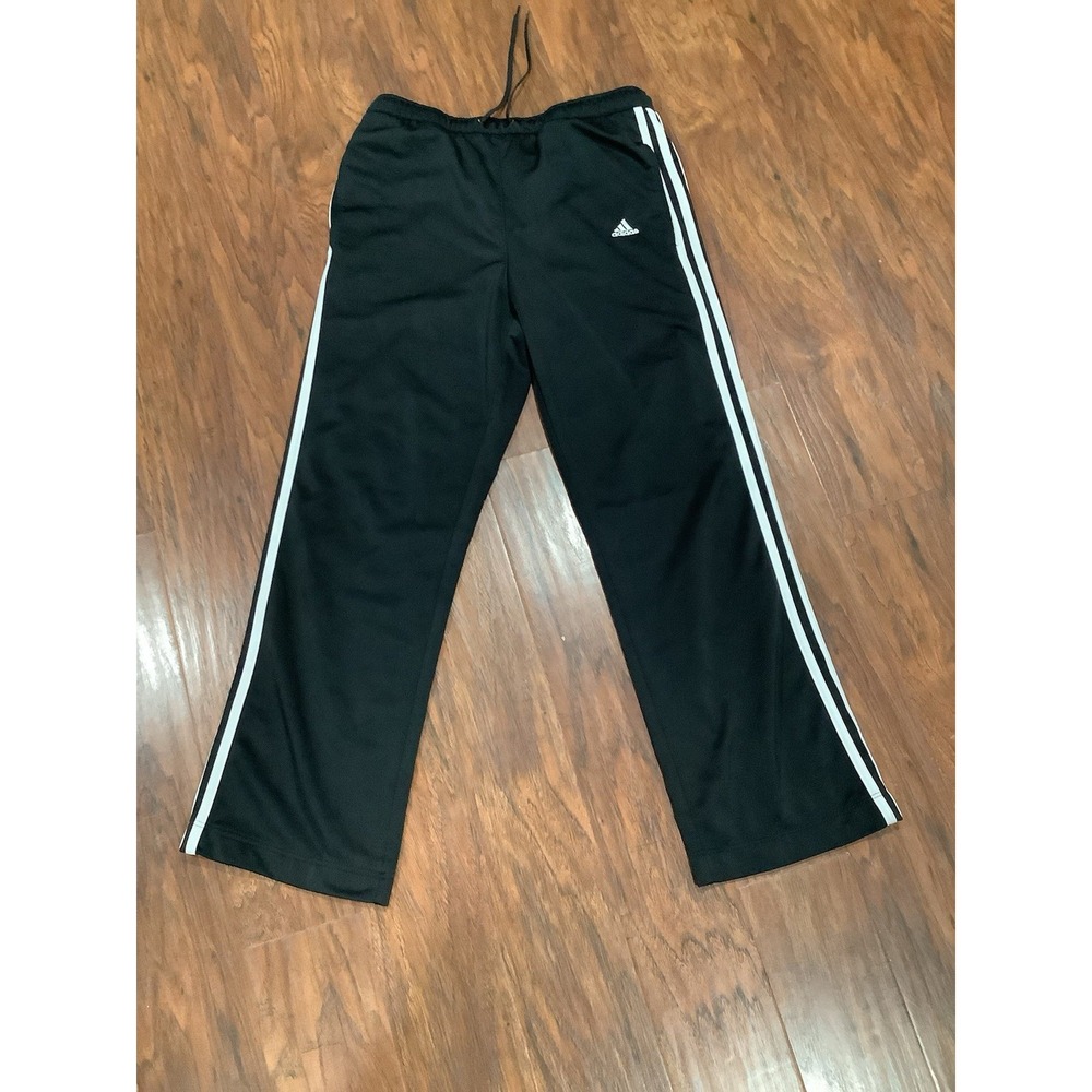 Adidas  black Track Pants‎ Size M - Picture 1 of 6